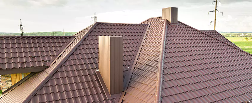 Residential Chimney Flashing Restoration in Highland, CA