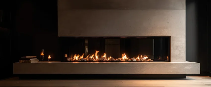 Gas Fireplace Ember Bed Design Services in Highland, California