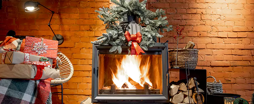 Travis Industries Linear Gas Fireplace Installation in Highland, California