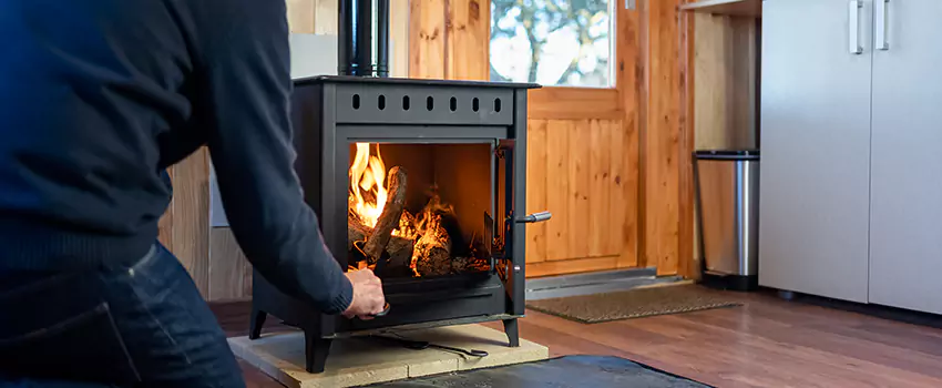 Open Hearth Wood Fireplace Installation in Highland, CA