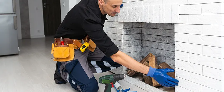 Fireplace Damaged Damper Frame Repair Services in Highland, California
