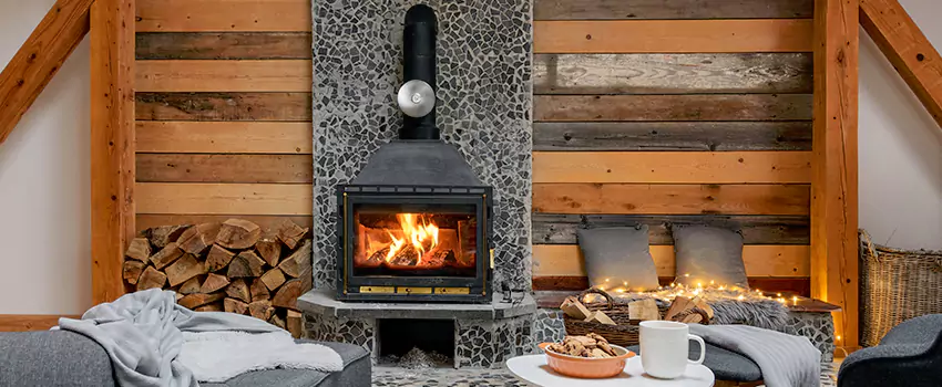 Thelin Hearth Products Direct Vent Gas Stove Fireplace Inspection in Highland, California